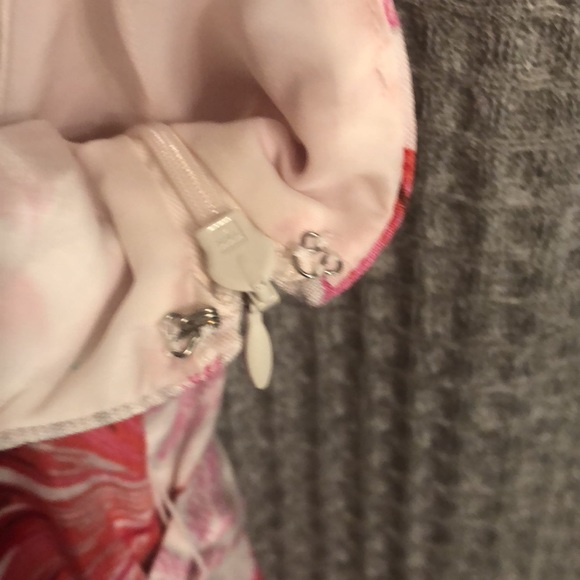 Lands End linen floral print dress 4 - Picture 6 of 7